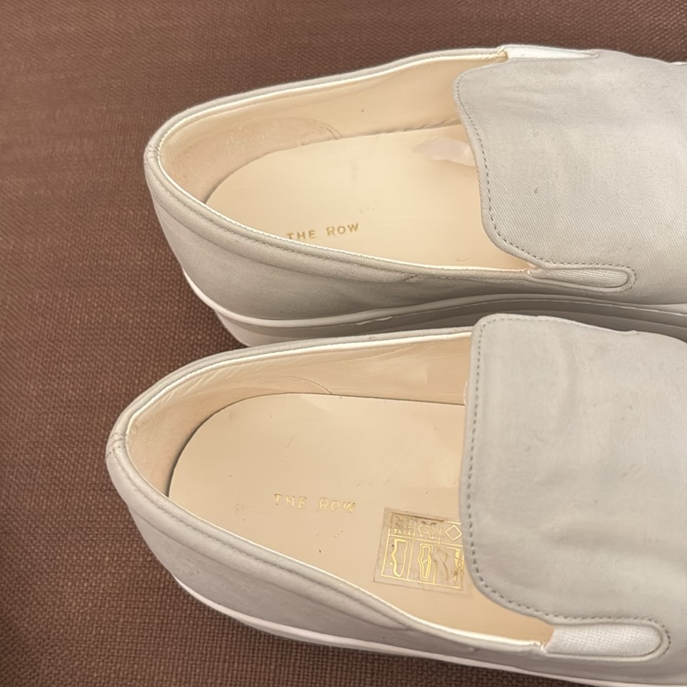 The Row Beige Slip-On Sneakers - Picture 7 of 10
